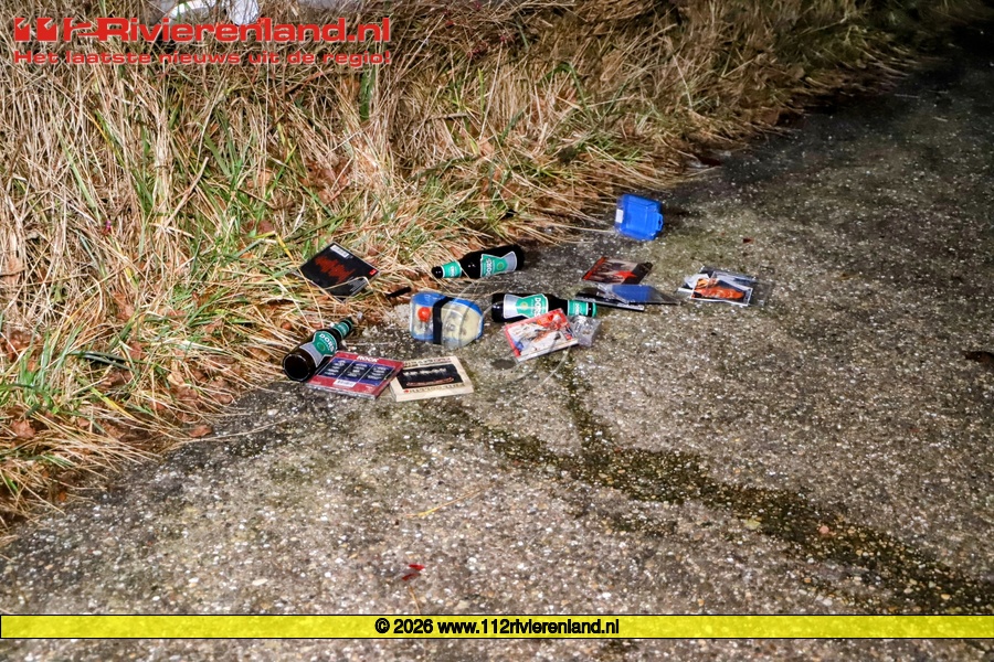 Eenzijdig ongeval in Lienden, bestuurder gevlucht