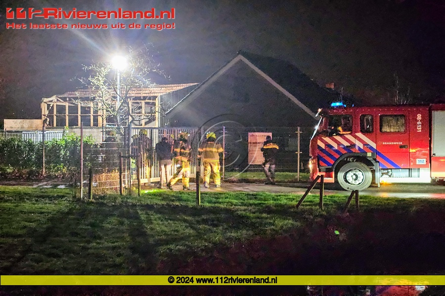 112Rivierenland Gellicum Uitslaande Brand In Schuur 112Rivierenland Gellicum Uitslaande Brand In Schuur